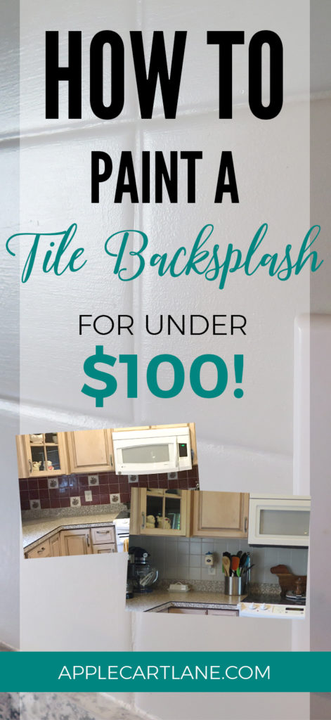 Have an UGLY tile backsplash? I did too until I gave mine a face lift in just one day!