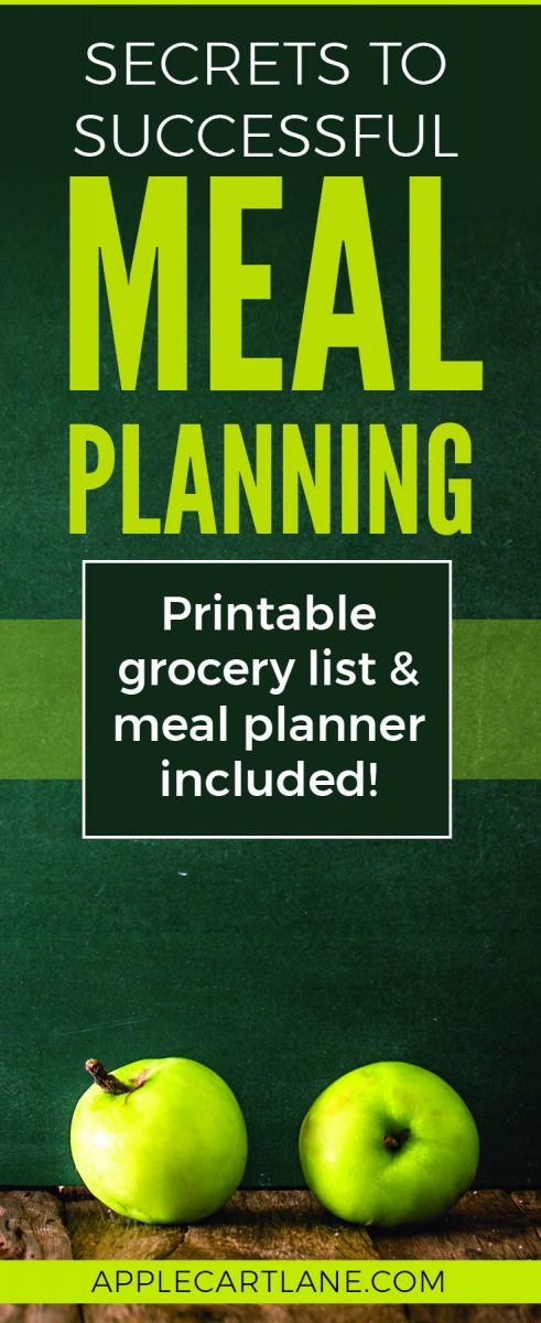 Tips for Successful Meal Planning. Grocery List printable - meal plan printable - meal plan on a budget - meal planning for beginners - meal planning tips - how to meal plan