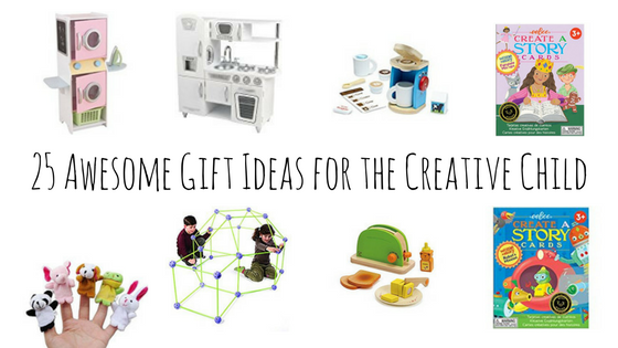Round up of gifts and toys for the creative child in your life! 