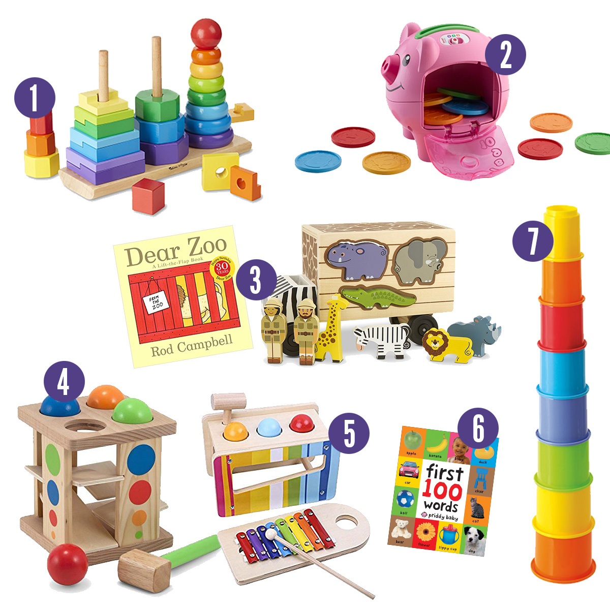 Teacher and Parent Approved Educational Toys! Educational toys for babies - educational toys for toddlers - educational toys for little kids - toys for girls, toys for boys, christmas gift ideas for toddlers - gift ideas for babies