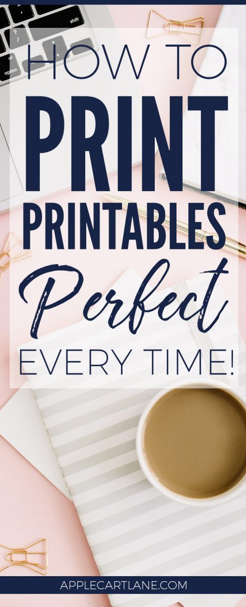 Great tips! This explains how to print printables perfect every time! If you like to download free printables that help keep you organized, this post is for you!