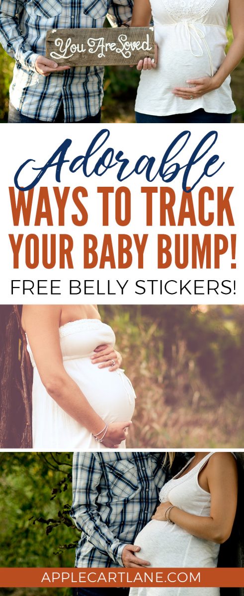 Such cute ideas! Adorable and Creative ways to track your growing belly! Pregnancy - first trimester - pregnancy symptoms - pregnancy pictures, 4 weeks pregnant - 5 weeks pregnant - 6 weeks pregnant - documenting pregnancy