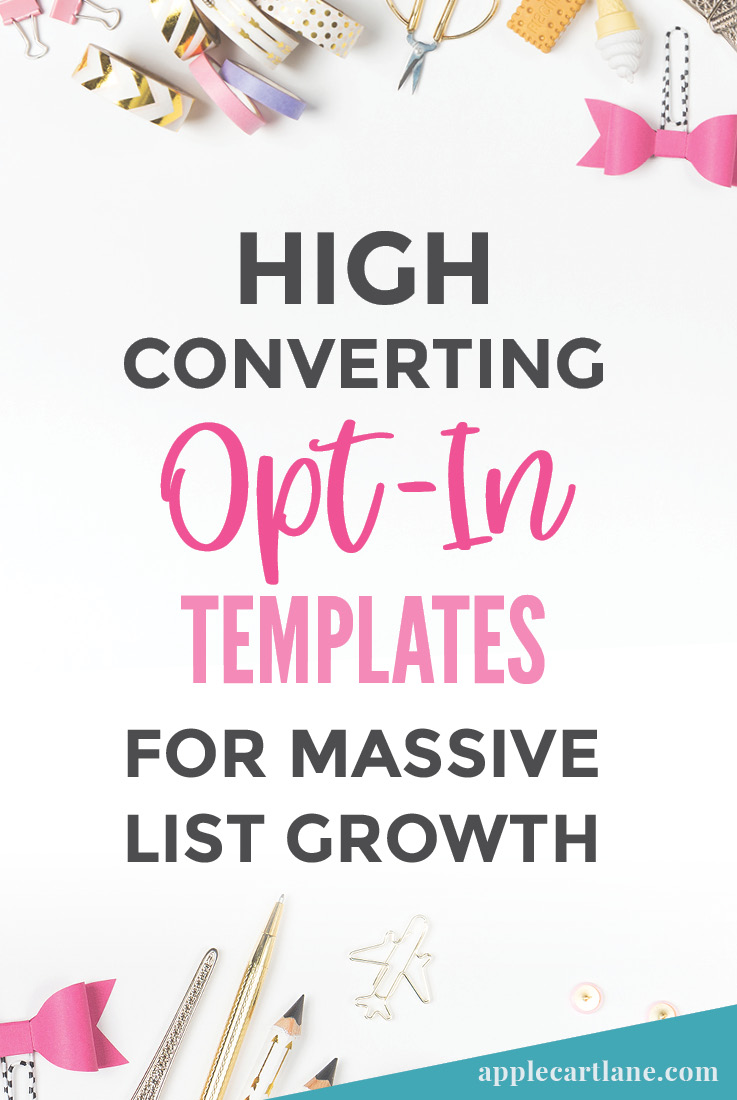 The Best Pre Designed Opt In Templates Applecart Lane