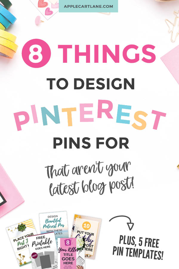 What To Design Pinterest Pins For Applecart Lane