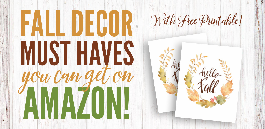 Cozy up your space with beautiful fall decor! - harvest decor - fall decor ideas - rustic fall decor - harvest decor ideas - farmhouse style - fall - home decor - farmhouse kitchen - free printable - hello fall