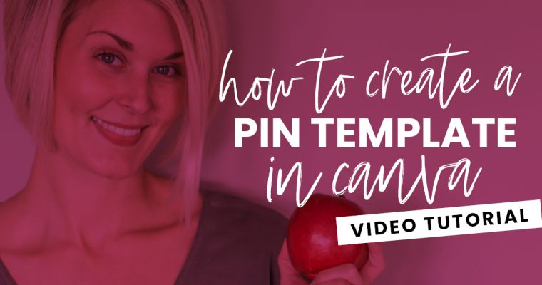 How to create your own Canva Pinterest Templates! Creating Pinterest templates can save you TONS of time,