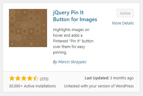 Plug in for custom pin it images