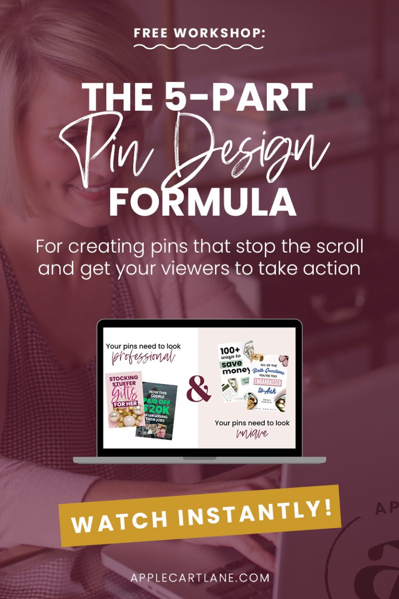5 Part Pinterest Pin Design Formula